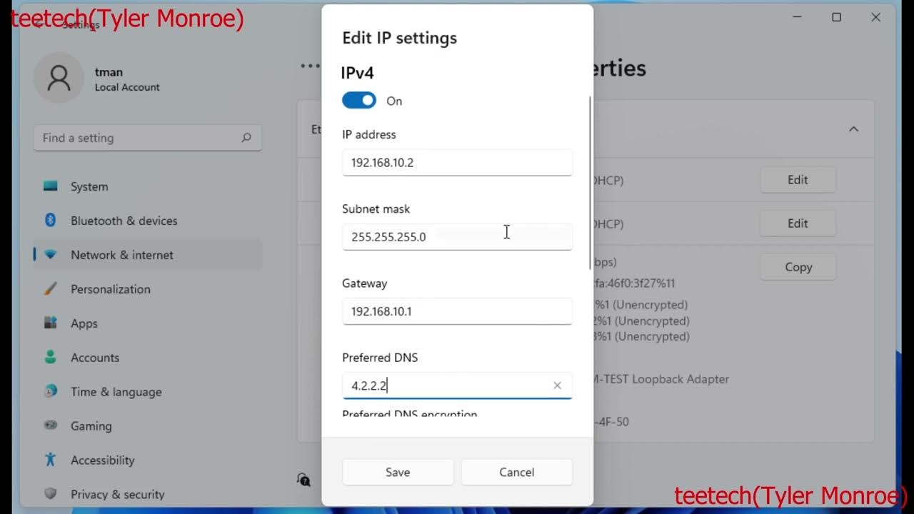 Windows Configuring Virtual Bridge and Loopback Interfaces YouTube