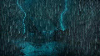 ⛈️went to sleep😴on a night of heavy rain covered in strong roars of thunder