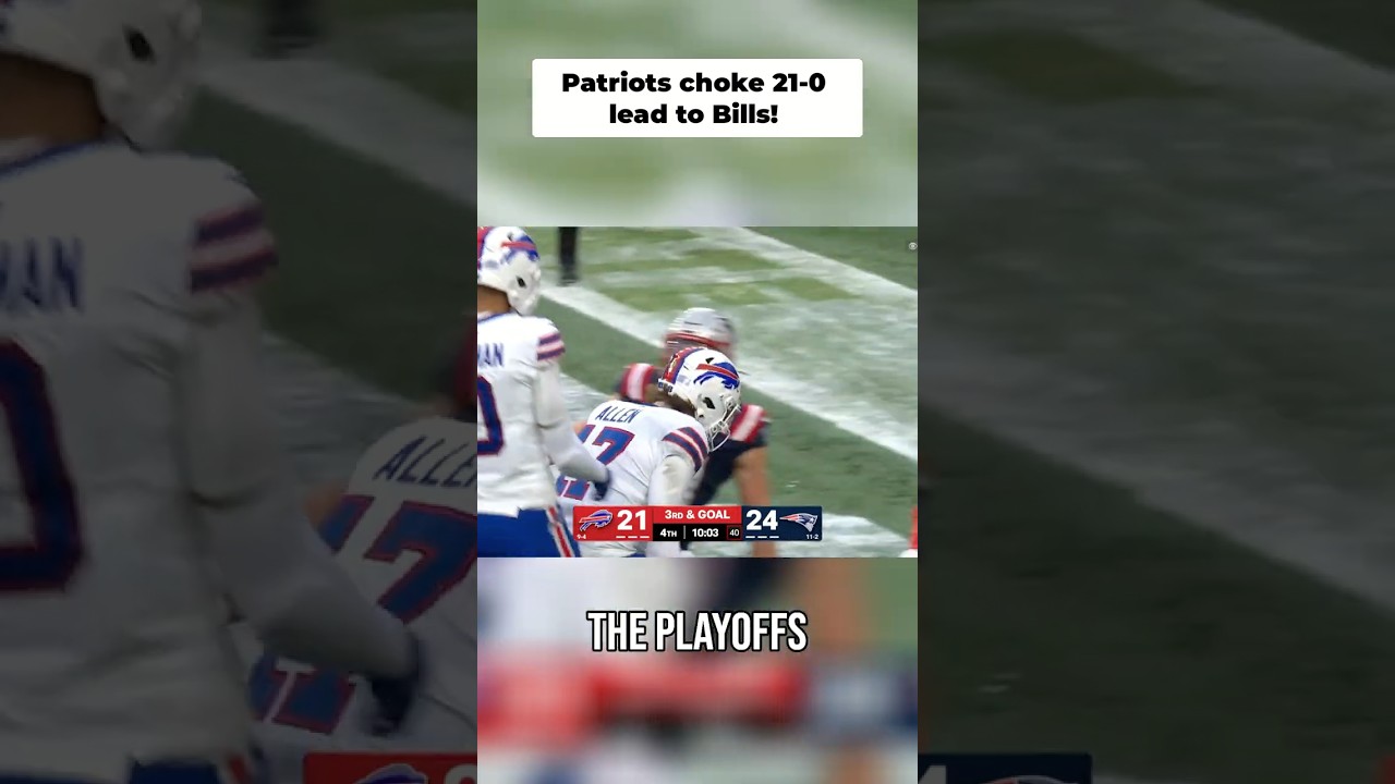 Bills INSANE 21-Point Comeback Win! Patriots CHOKE Game Away