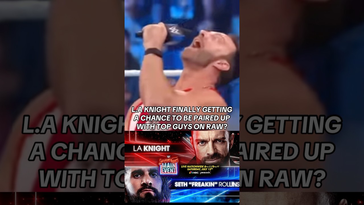 L.A Knight Is Finally Getting A Push!! 