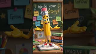 ✏️ AI Talking Pencil | Cutest Pixar-Style Animation Ever! 🤯 #shortsviral #3danimation #ai #shorts