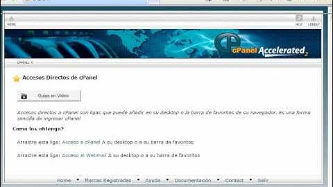 Creando Acceso Directo a Cpanel y Webmail