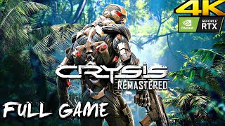 CRYSIS REMASTERED Gameplay Walkthrough FULL GAME (4K 60FPS) Ray Tracing