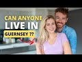 Who can live  work in guernsey