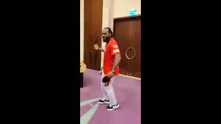 Chris Le In Dressing Room Kings Xi Punjab Ipl 2020