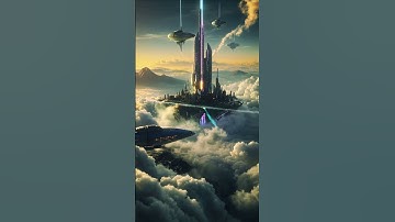 Floating City Above Venus Clouds – Futuristic Sci-Fi Vision | Shorts #future #ai #scifi #technology