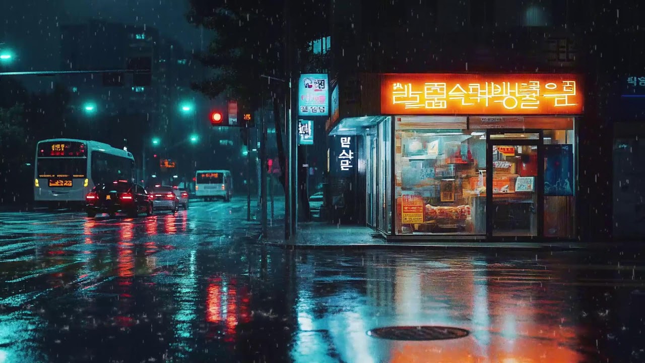 Midnight Rain in Old Town 🌧️ | Smooth Lofi Beats for Focus & Emotional Calm