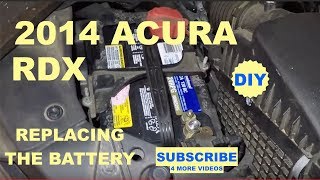 How to replace battery on 2014 Acura RDX