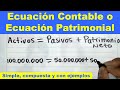 La Ecuación contable o ecuación patrimonial EXPLICADO FÁCIL Y RÁPIDO