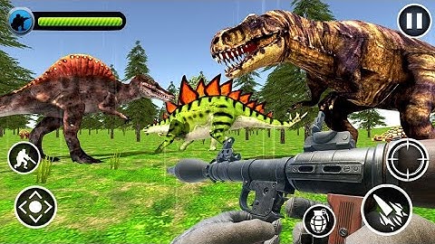 Wild dino hunting game 3D mission dinosaur hunter game android gameplay !