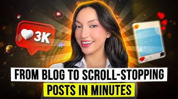 Turn ONE Blog Into 30+ Social Media Posts with AI