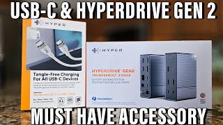 HyperJuice® 240W Silicone USB-C to USB-C Cable & HyperDrive GEN2 Thunderbolt 3