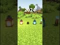 2024 Vs 2014#shorts #youtubeshorts #minecraft