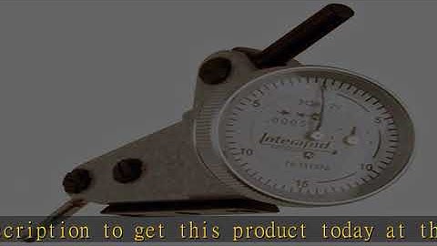 Interapid 312B-2V .060" 0-15-0 1" Dial Vertical Dial Test Indicator