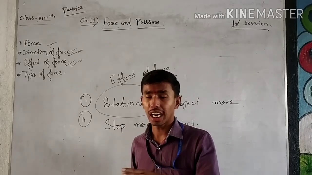 Class - 8 , Physics , Chp - 11 , Force and pressure - YouTube