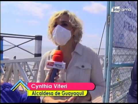 Municipio de Guayaquil reinagura muelle de pasajeros de la Caraguay