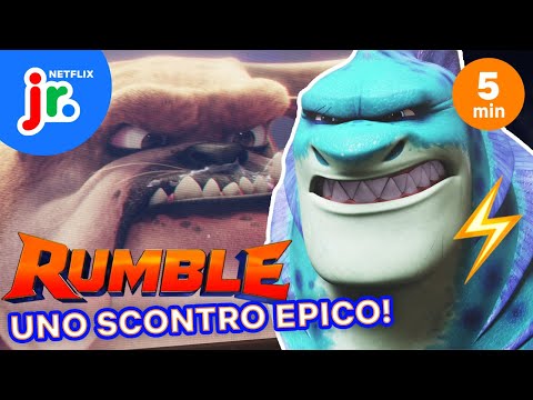 UNO SCONTRO EPICO 🤼🥊 Steve - Un mostro a tutto ritmo | Netflix Jr Italia