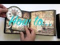 How To Make A 6x6 Deluxe Album - CS Get Crafty Stamperia Voyages Fantastiques Workshop