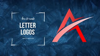 letter logos using inkscape : A letter inspired logo design | no Adobe illustrator |