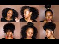 Wakanda Inspired | 6 QUICK & EASY Natural Hairstyles