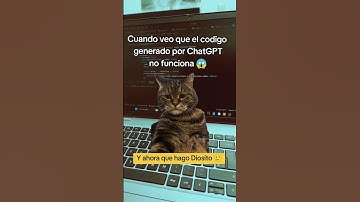 📌 Cuando el código de chatgpt no me funciona #dev #memes #memecode