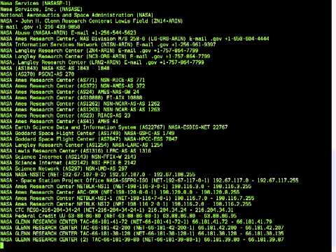 Obtaining NASA hosts using simple Metasploit based hack