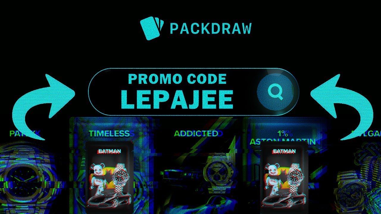 PACKDRAW Referral Code - Claim best Promo Code bonus on PACKDRAW !!