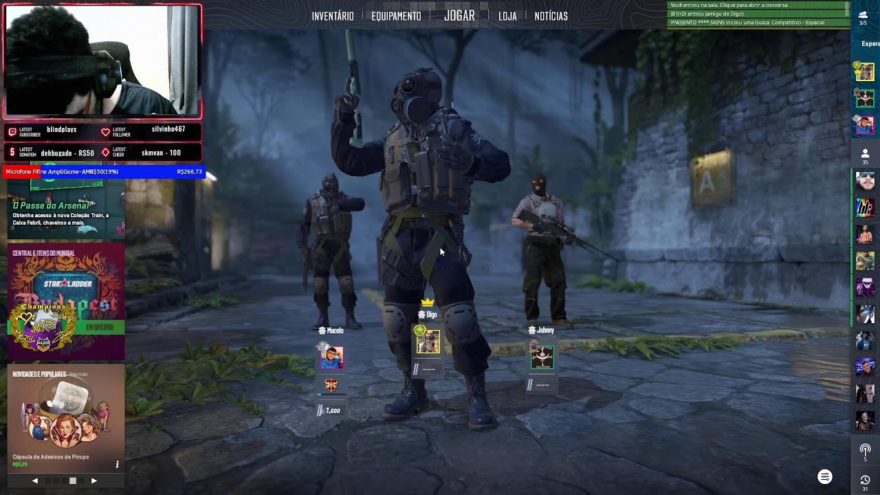 CS Que Encantou o Brasil rumo aos 20k !pix