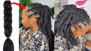 SOFT BUTTERFLY LOCS USING XPRESSION BRAID EXTENSION screenshot 4