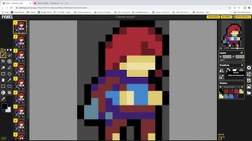 Resize, Export and Save in Piskel