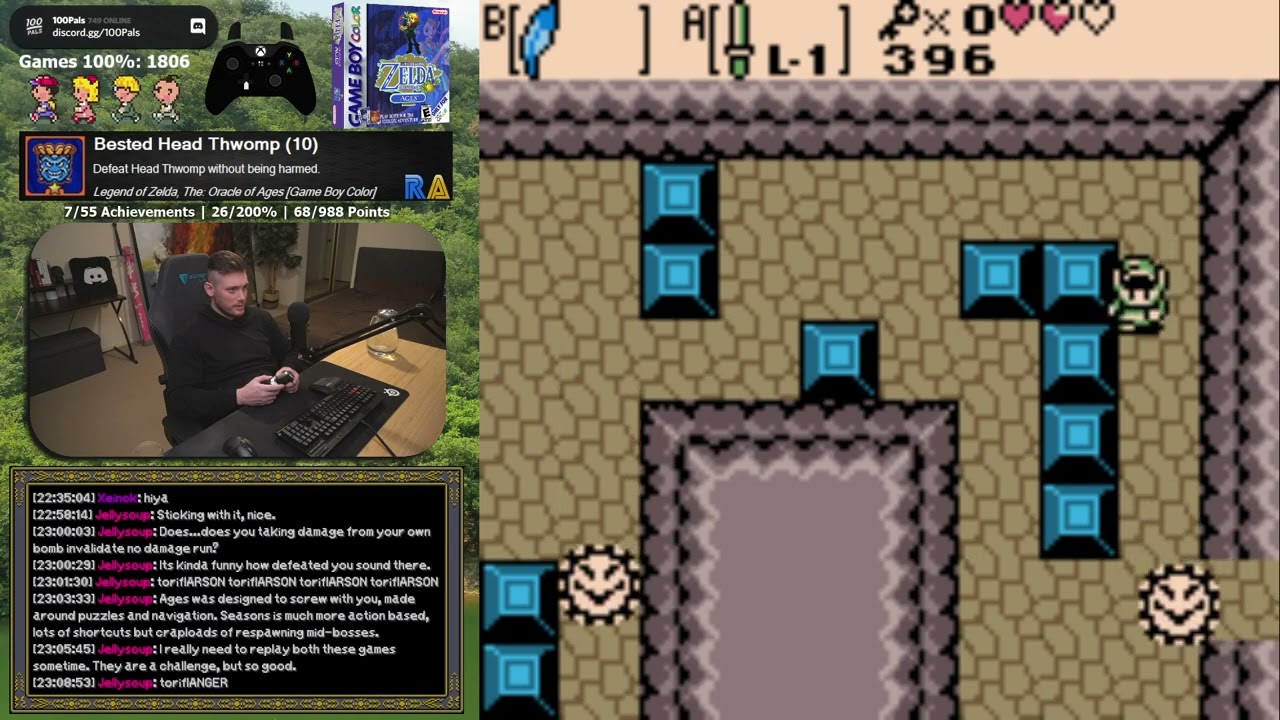 Zelda: Oracle of Ages | GBC | The looooong walk back to Thwomp