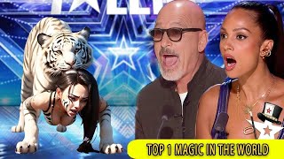 The show surprised Judges scares with Magician Sacred Riana raises | Golden buzzer | BGT | AGT 2024