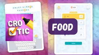 Crostic Food Answers  - Crostic Crossword－Word Puzzles Game screenshot 2
