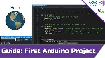 First Arduino Project in Visual Studio Tutorial