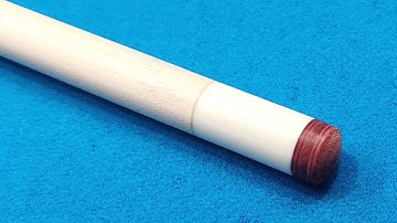 Installing a Ultra Skin Fire tip on a maple cue