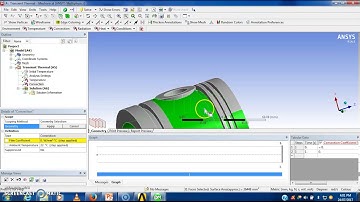 How to do Transient thermal Analysis of Piston