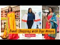 Saree or salwar diwali shopping with diya menon  jfw shopping