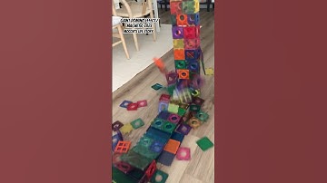 Giant domino/magnetic tiles special effects#asmr#hevesh5#fun#domino