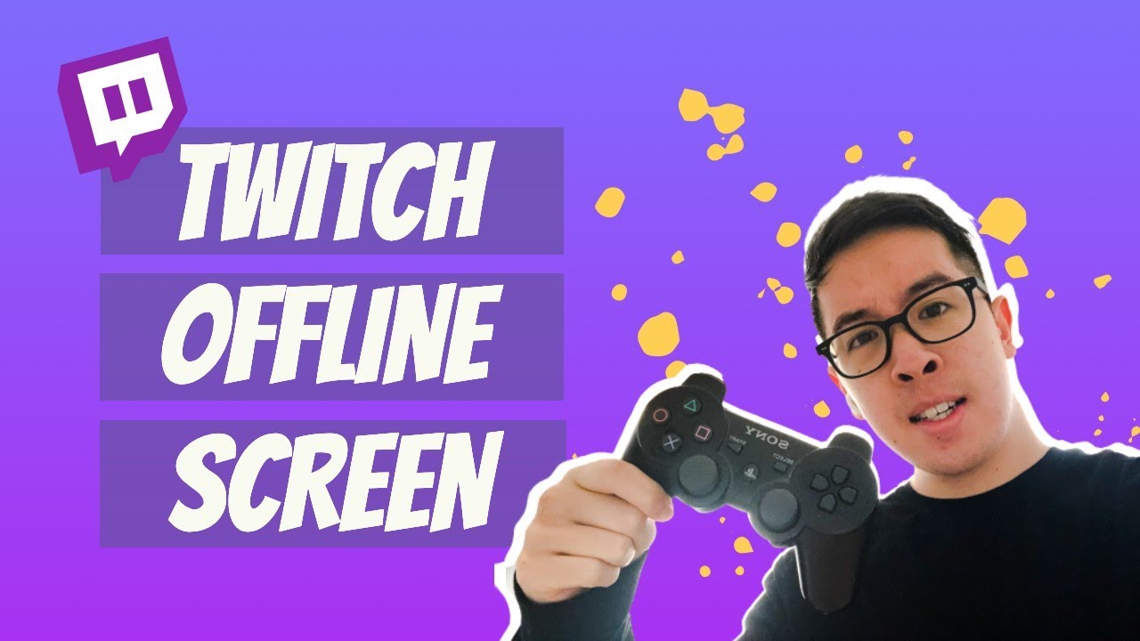 How To Make A Twitch Offline Screen Free Banner Templates Youtube