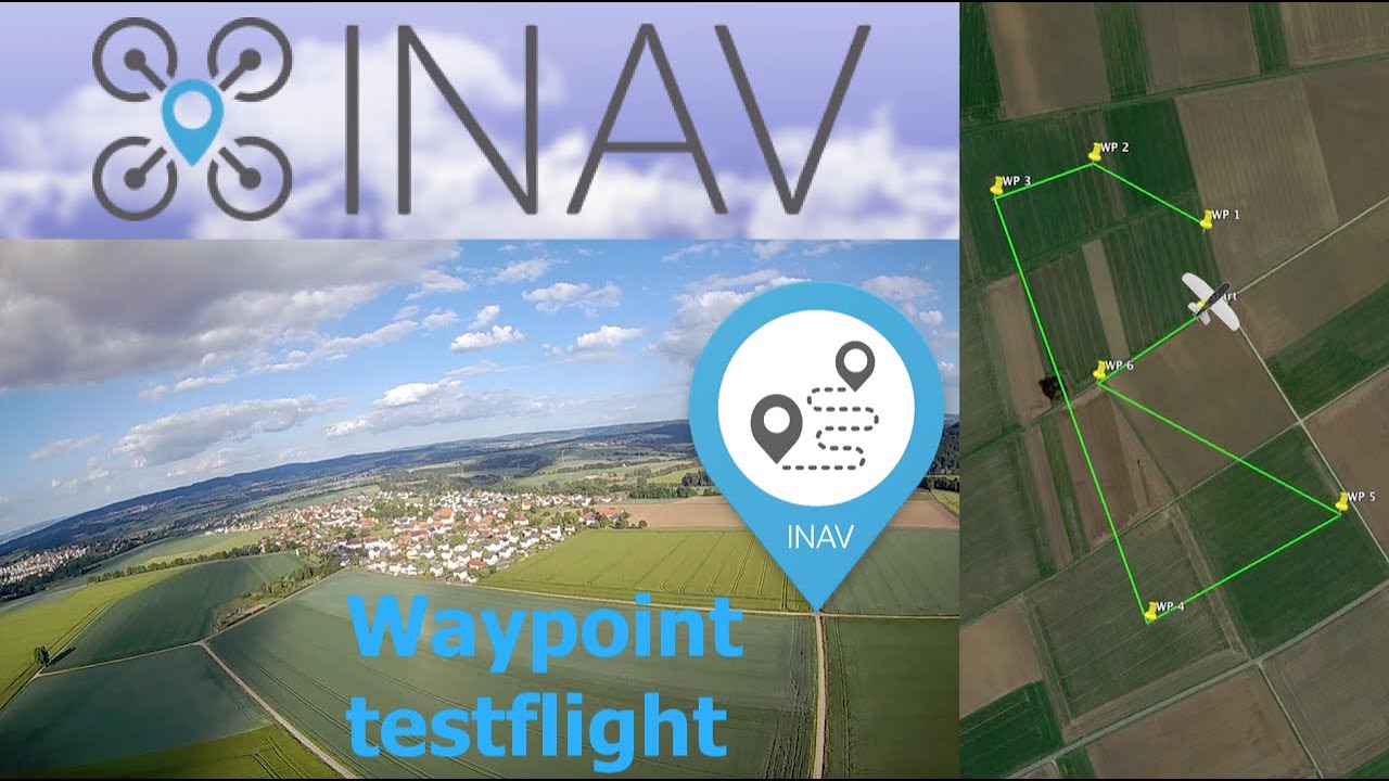 NanoTalon [iNav Waypoint test] - YouTube