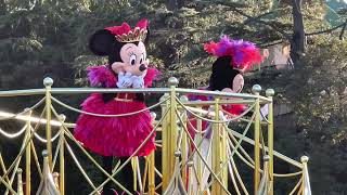 20220205 東京ディズニーランド ミニー&フレンズのグリーティングパレード：トータリー・ミニーマウス「ミニー・オー！・ミニー」2回目 ホーンテッドマンション前立ち見1列目より撮影
