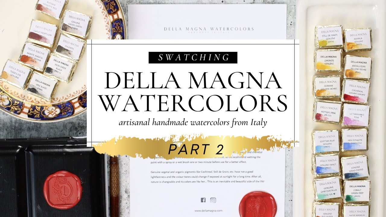 Della Magna Watercolors, Handmade Watercolors from Florence, Italy Part 2