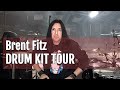 Brent Fitz (Slash) presents his drum kit