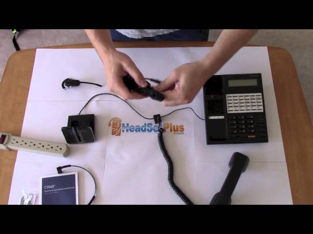 How To Setup Plantronics CS540 Wireless 
