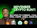 November Crypto Run: Top Altcoins to Watch - COAI, XPIN, CREPE, Shiba, WikiCAT