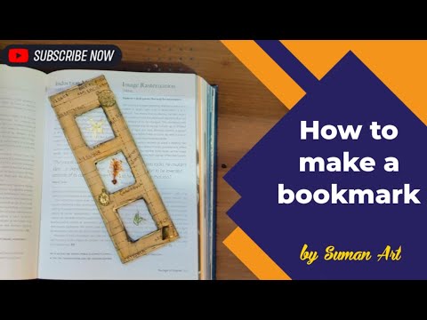 How to make a bookmark for students step by step .... @sumanart