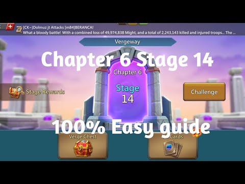 Lords mobile Vergeway chapter 6 Stage 14 easiest guide