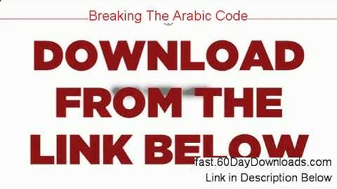 Breaking The Arabic Code Review (First 2014 PDF Review)