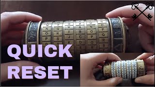 How To Reset A Cryptex Da Vinci Code Lock Safe Combo Tutorial - Lock Reset Series screenshot 1