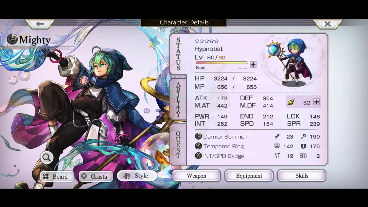 Another Eden Global 2.5.350 AS Mighty WITH Manifest Weapon 5* Review, Skills And Gameplay!